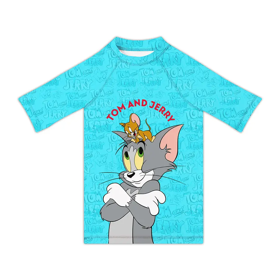 Slipstop Chasee T-skjorte 92-98cm Slipstop | UV-beskyttelse | Tom & Jerry 