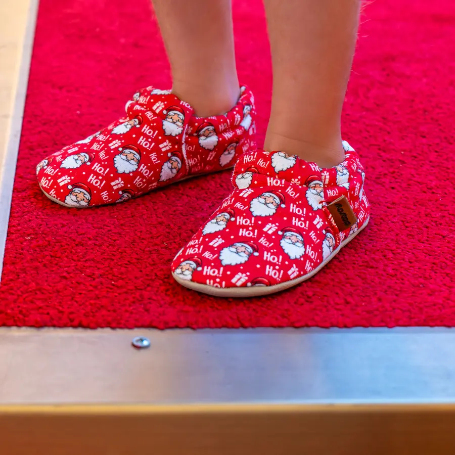 Slipstop Tøfler Santa Junior XS Juletøfler med antiskli til barn 