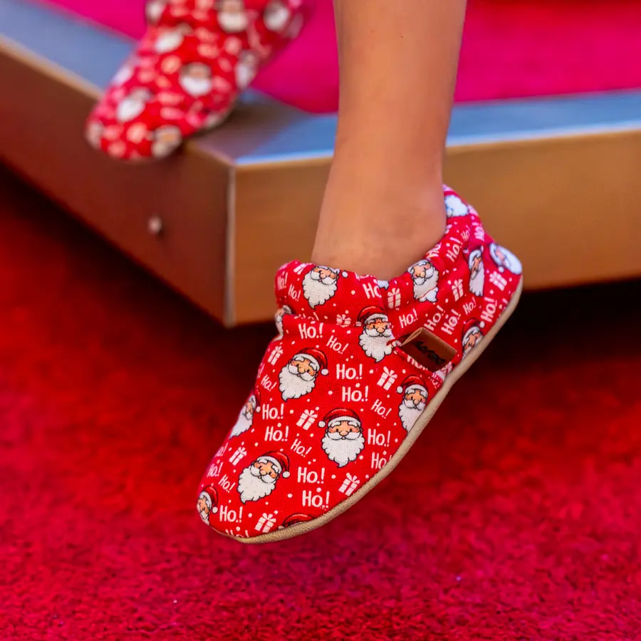 Slipstop Tøfler Santa Junior XS Juletøfler med antiskli til barn 