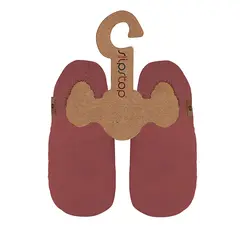 Slipstop T&#248;fler Burgundy Junior XS Barnet&#248;fler med antiskli