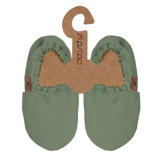 Slipstop Bootie Khaki Junior Fleksibel t&#248;ffel med antiskli