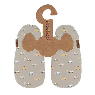 Slipstop Bootie Cars Naturel Fleksibel t&#248;ffel med antiskli