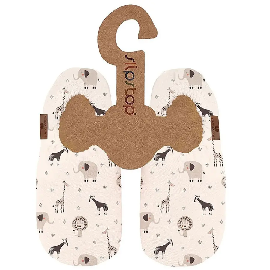 Slipstop Tøfler Earthy 0-6 Mnd Barnetøfler med antiskli 