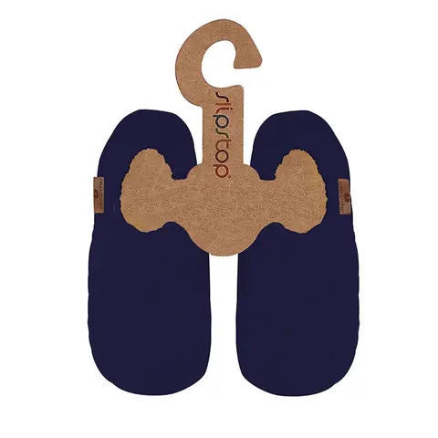 Slipstop T&#248;fler Navy Junior Barnet&#248;fler med antiskli