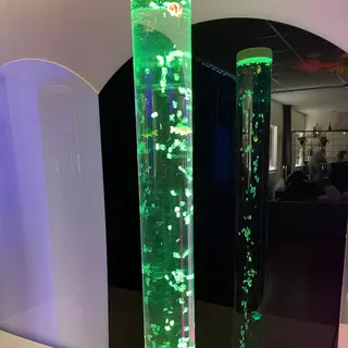 Speil for podie Svart Akryl