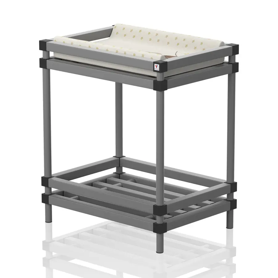 Stellebord til garderoben | Grå Grått stellebord til våtrom 