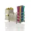 Multi utstyrsvogn med 2 rom og 2 hyller Beige | 193 x 69 x 110 cm (L x B x H) 