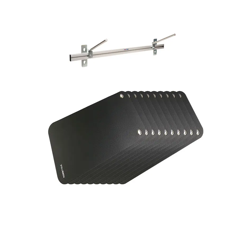 Treningsmatter Klubben (10) 100x50x1 cm | Med veggoppheng 