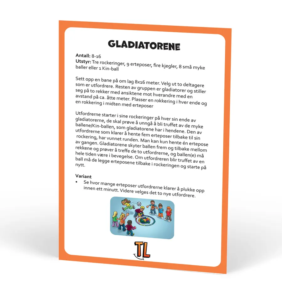 TL Leke- og Aktivitetskort Vol. 1 53 kort | Beskrivelser og illustrasjoner 
