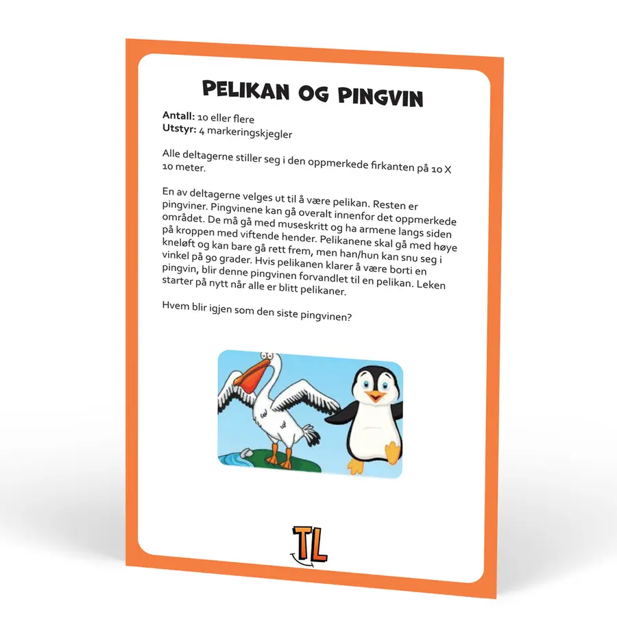 TL Leke- og Aktivitetskort Vol. 1 53 kort | Beskrivelser og illustrasjoner 