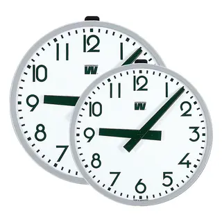 Klokke til utend&#248;rs bruk | Analog GPS 230VAC | Veggmontert