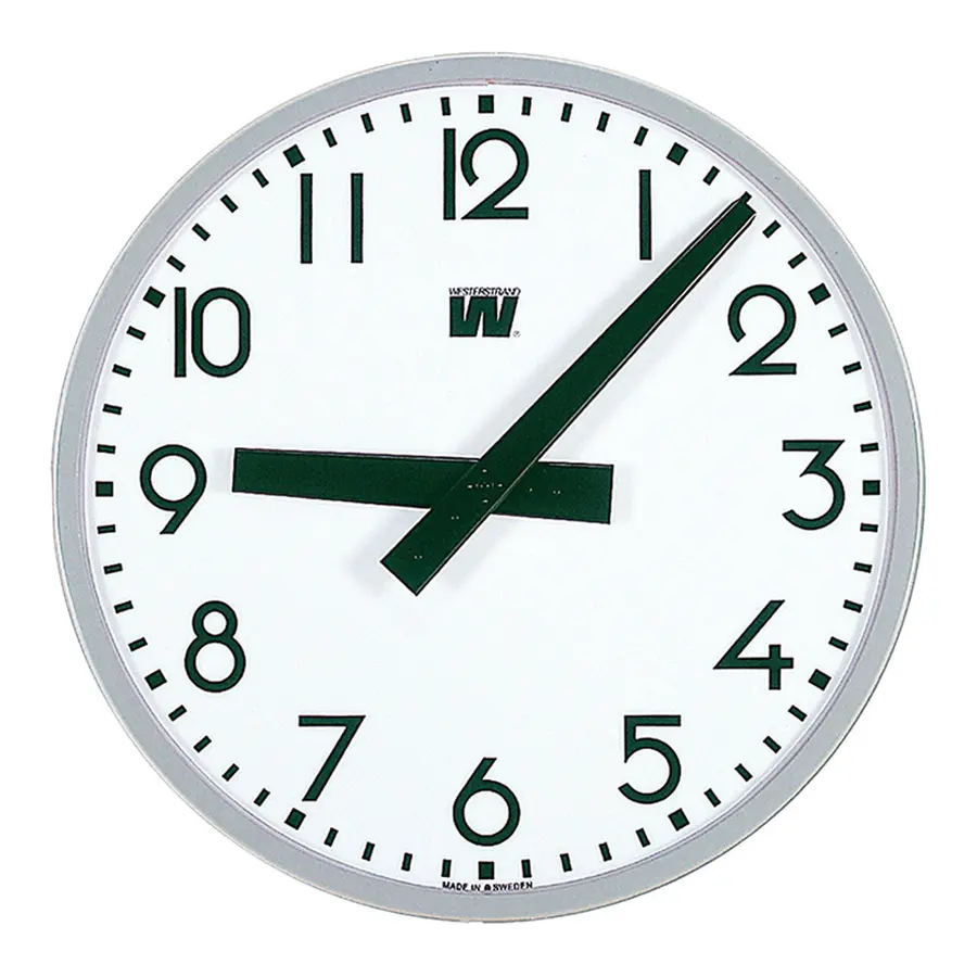 Klokke til svømmehall Quartz | 60 cm Analog klokke til våtrom | 230VAC 