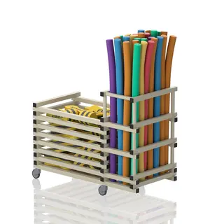 Multi utstyrsvogn med 2 rom Beige | 144 x 69 x 111 cm (L x B x H)