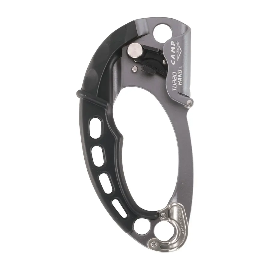 Tauklemme CAMP TURBOHAND PRO | Venstre Ergonomisk håndklemme m/guide | Grå 
