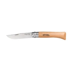 Opinel N&#176;10 Stainless Steel Foldekniv Flerbrukskniv for tur og hverdag