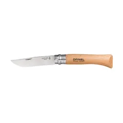 Opinel N&#176;10 Stainless Steel Foldekniv Flerbrukskniv for tur og hverdag