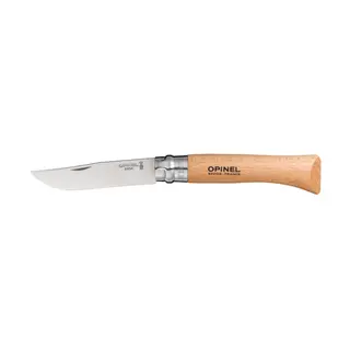 Opinel N°10 Stainless Steel Foldekniv Flerbrukskniv for tur og hverdag
