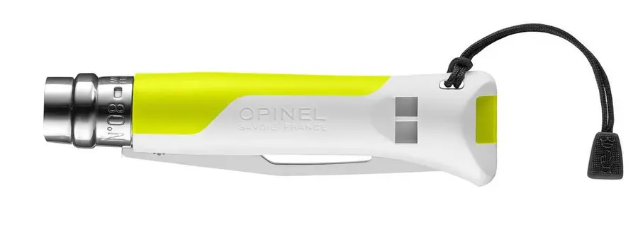 Opinel N°08 Outdoor Foldekniv | Gul Solid lommekniv for hverdagsturene 