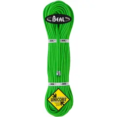 Klatretau Beal GULLY Unicore 7,3mmx50m Golden Dry | Dynamisk halvtau | Gr&#248;nn