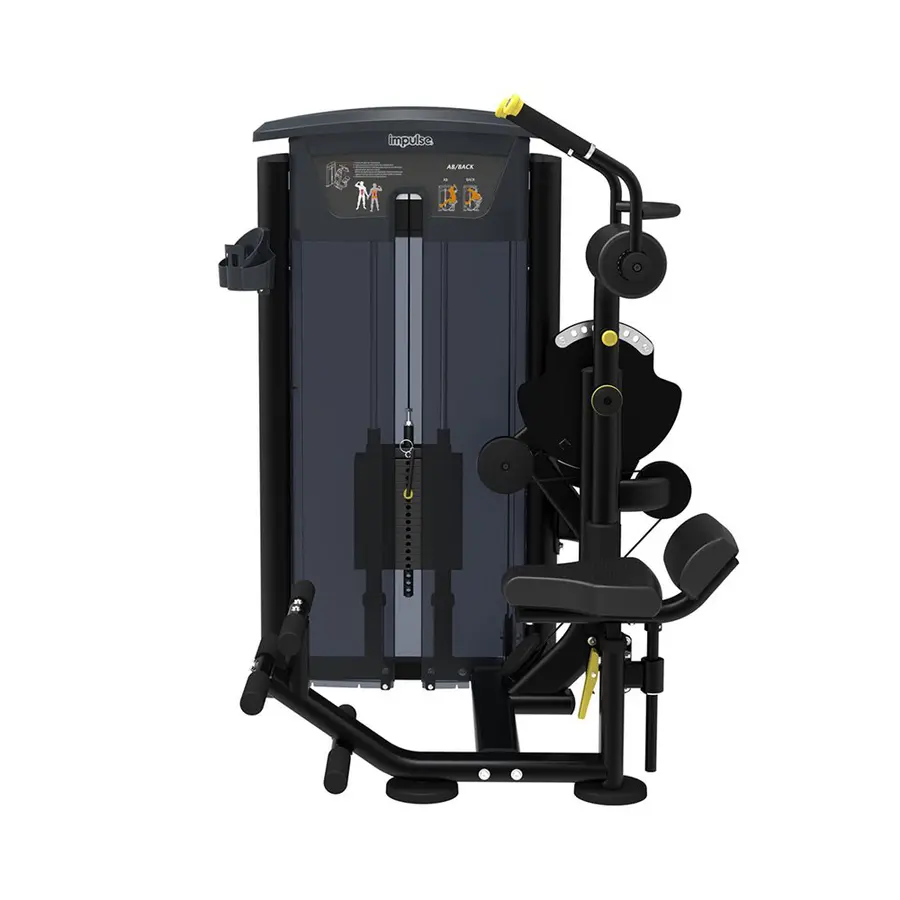Mage og Korsryggtrener Impulse IT9534 Styrkeapparat for treningssenter 