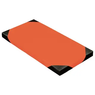 Lekematte 120 x 60 x 7 cm | Oransje Matte med hj&#248;rneforsterkning