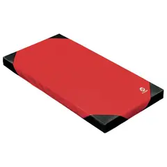 Lekematte 120 x 60 x 7 cm | Rød Matte med hjørneforsterkning
