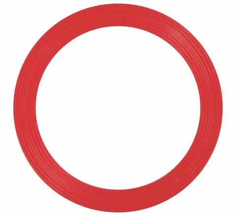 Motorikk- og lekering 18 cm | R&#248;d 18 cm liten flat ring til aktiviteter