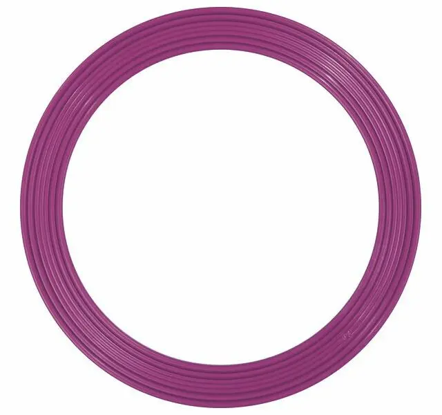 Motorikk- og lekering 18 cm | Lilla 18 cm liten flat ring til aktiviteter 