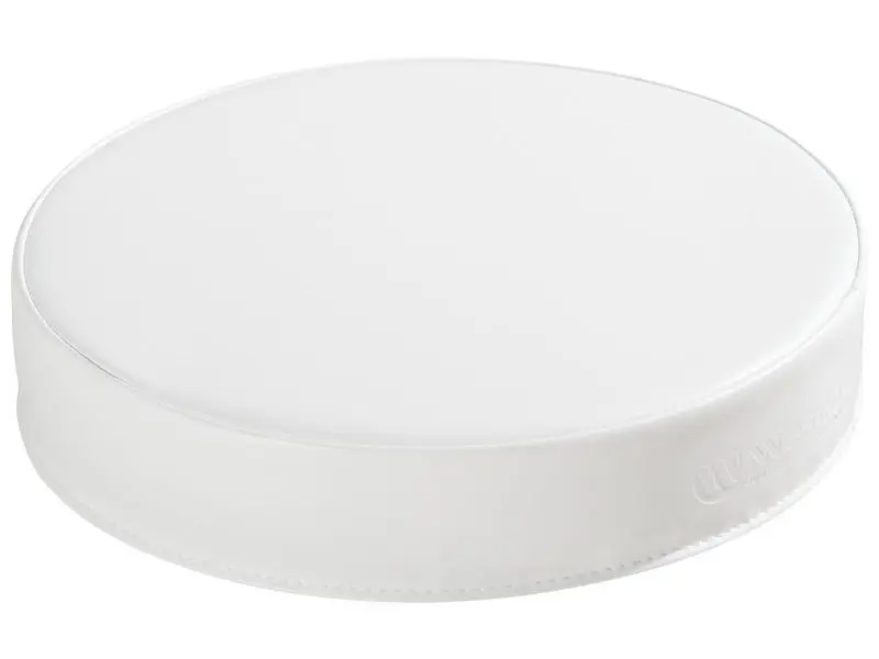 Rund sittepute | Hvit Diameter 35 cm | Tykkelse 7 cm 