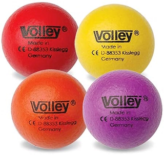 Softball Volley Super (4) 4 assorterte skumballer med el&#233;-trekk