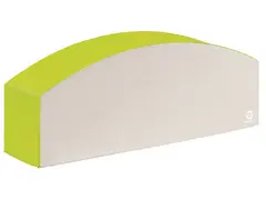 Skummodul | Balansebom i skum 120x30x40 cm | gr&#248;nn/ivory
