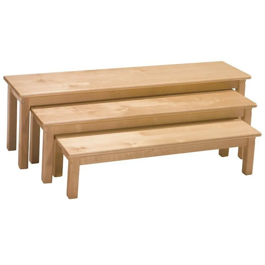 Trebenk mellomstor Sittebenk 28,5 x 105,5 x 30 cm 