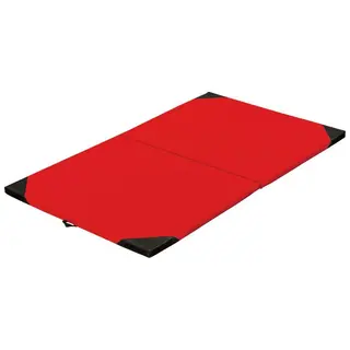 Lekematte 200 x 120 x 4 cm | R&#248;d Sammenleggbar med h&#229;ndtak