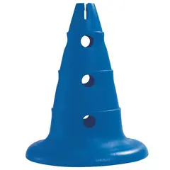 Markeringskjegle med hull | 32 cm 1 stk bl&#229; kjegle
