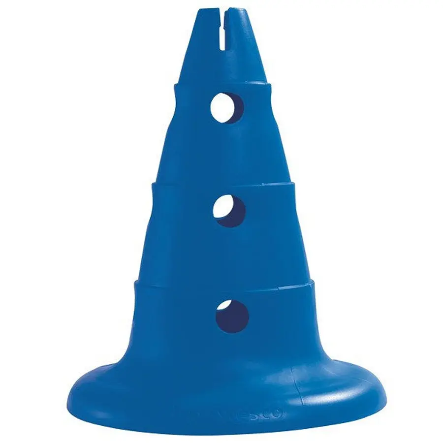 Markeringskjegle med hull | 32 cm 1 stk blå kjegle 