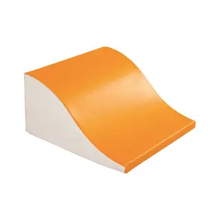 Skummodul | B&#248;lge i skum 60x60x7/30 cm | oransje/ivory