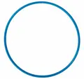 Rokkering Hula Hoop 65 cm Blå Ekstra solid rokkering uten skjøt
