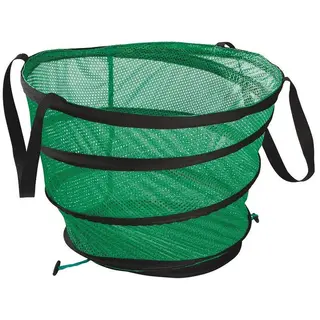Oppbevaringskurv sammenleggbar | Gr&#248;nn 50 liters oppbevaringskurv i stoff