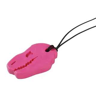 Tyggesmykke Dinosaur Medium Rosa Fra 5 år og voksne | Velg motstand