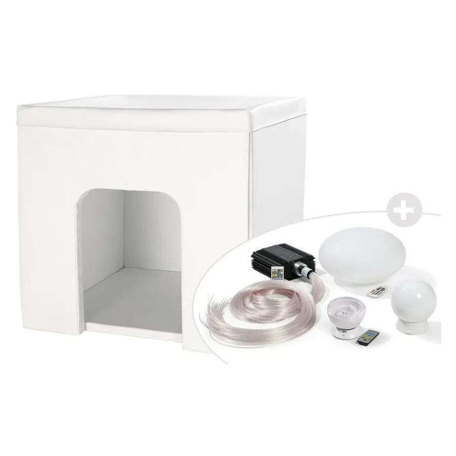 Sansehytte med utstyr 120 x 120 cm 