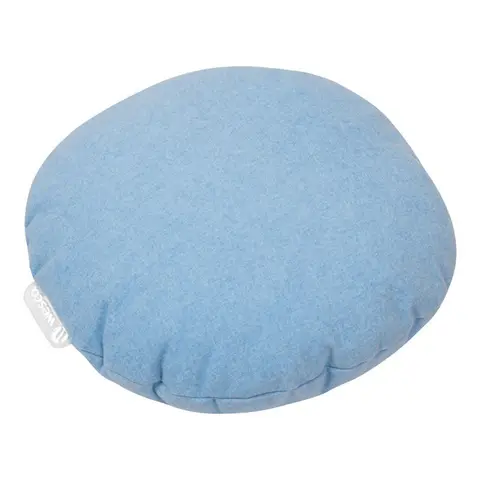 Pute Cocoon Comfort Rund Lyseblå | 30 cm | H.12 cm