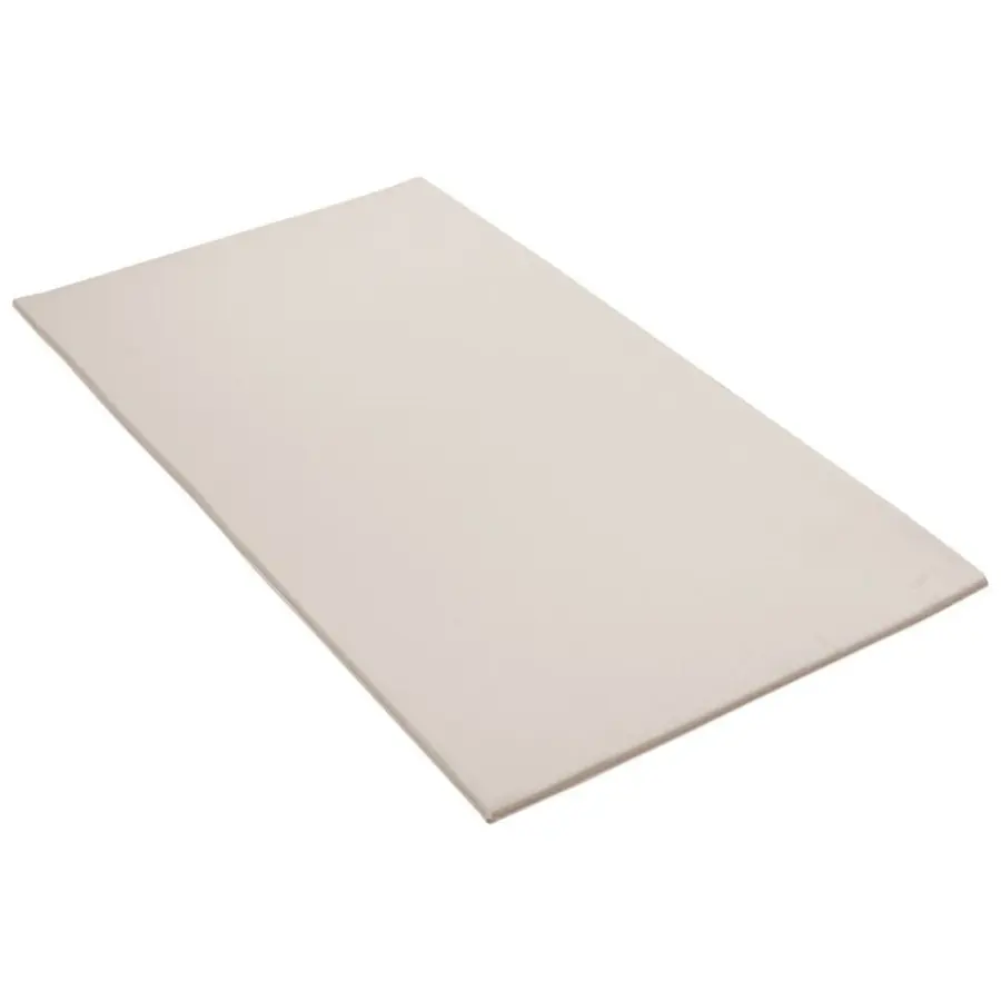 Lekematte 200 x 100 x 2 cm | Lys grå Matte med borrelås og antiskliunderlag 