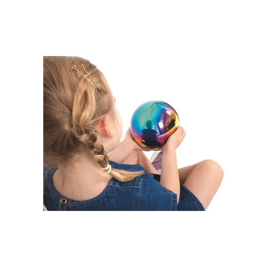 Reflekterende Speilballer Flerfarget Sett med 4 baller i ulike størrelser 