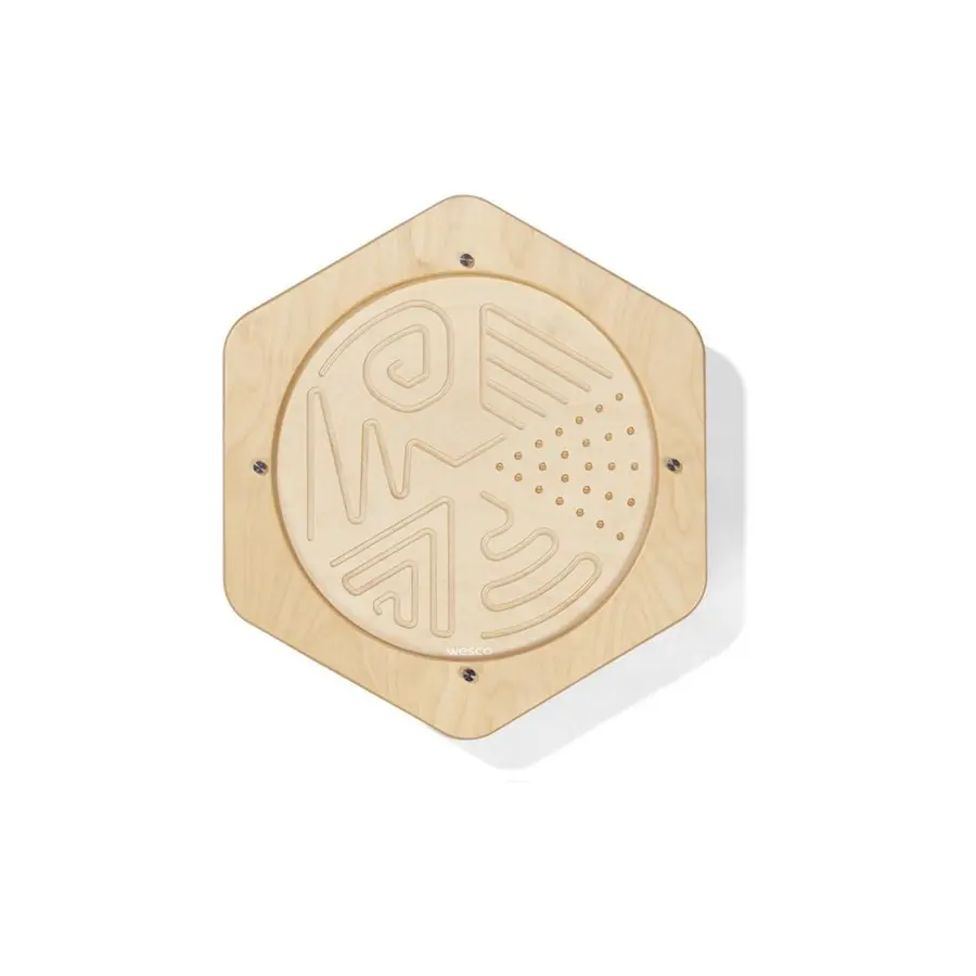 Veggpanel Hexagon Grafisk 48 x 54 x 7 cm 