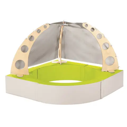 Lesehule eller ballbasseng 144x118 cm Gr&#248;nn | Ftalatfri | Uten Baller