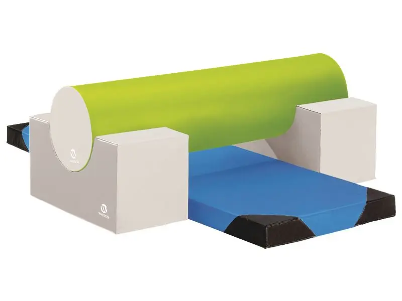 Skumklosser | Balansen byggesett 180x120 cm | 3 elementer i skum + matte 
