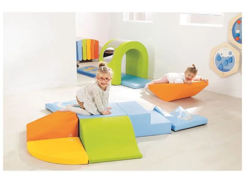 Mini Skumklosser | Heisen byggesett 144x96 cm | 5 elementer i skum 