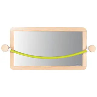 Stort Speil med bar 110 cm - B: 55 cm | Stang: 135 cm - 3cm