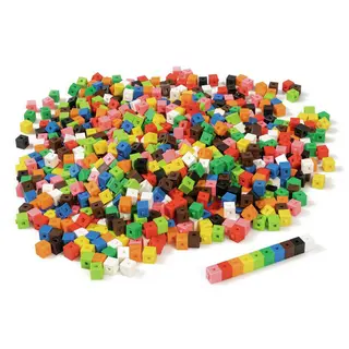 Tallkuber 1000 stk. Tellekuber 1x1x1 cm