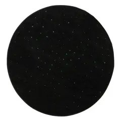 Stjerneteppe rund ø 95 cm Oppladbar | Aktiveres med trykk